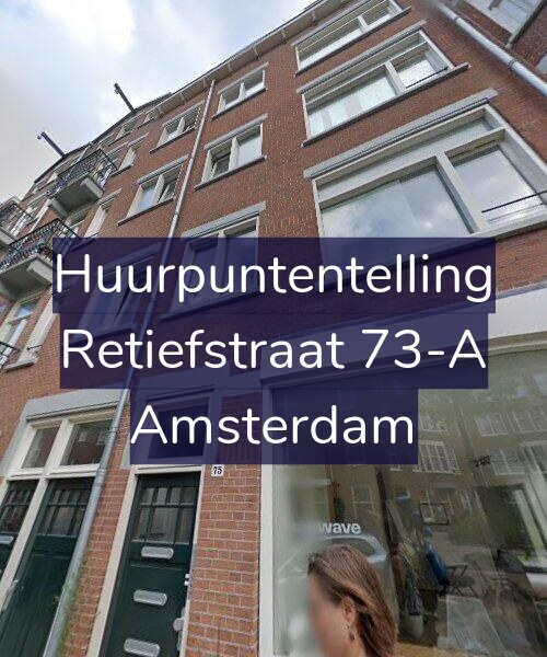 Foto gevel Huurpuntentelling voor Retiefstraat 73-A, Amsterdam