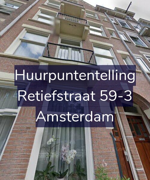 Foto gevel Huurpuntentelling voor Retiefstraat 59-3, Amsterdam