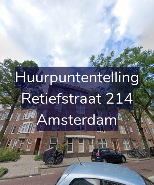 Foto gevel Huurpuntentelling voor Retiefstraat 214, Amsterdam