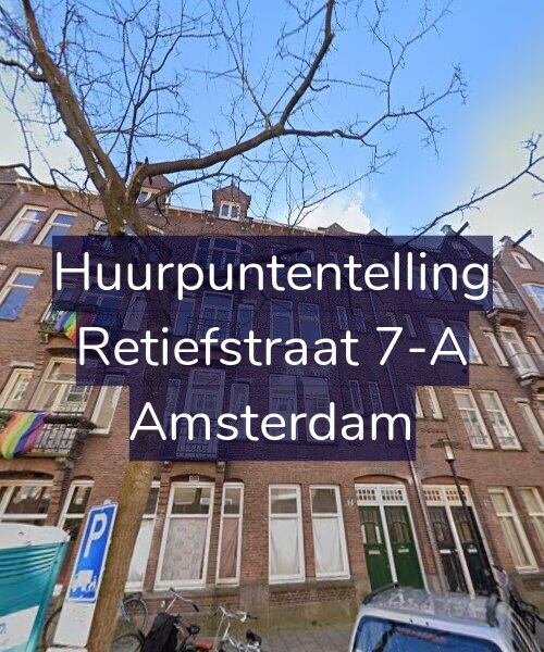 Foto gevel Huurpuntentelling voor Retiefstraat 7-A, Amsterdam