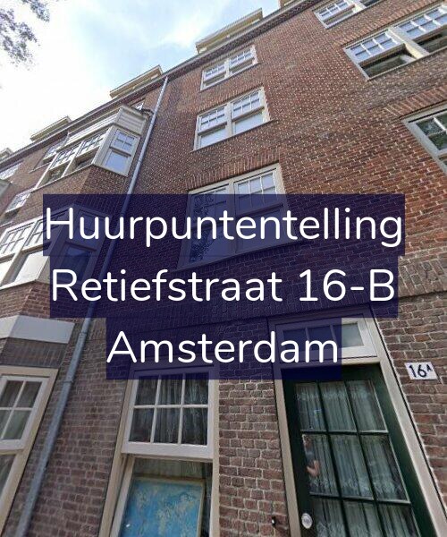 Foto gevel Huurpuntentelling voor Retiefstraat 16-B, Amsterdam