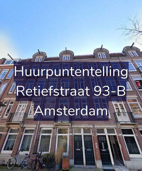 Foto gevel Huurpuntentelling voor Retiefstraat 93-B, Amsterdam