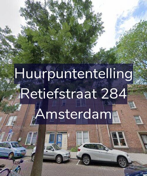 Foto gevel Huurpuntentelling voor Retiefstraat 284, Amsterdam