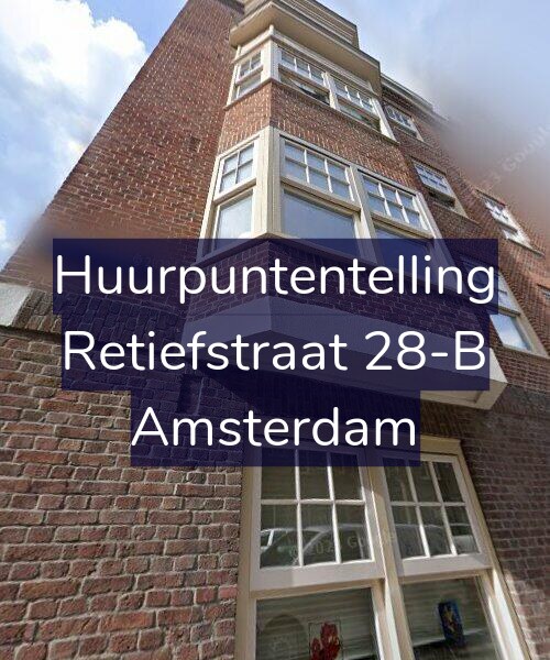 Foto gevel Huurpuntentelling voor Retiefstraat 28-B, Amsterdam