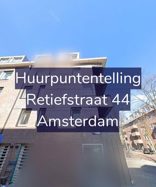 Foto gevel Huurpuntentelling voor Retiefstraat 44, Amsterdam