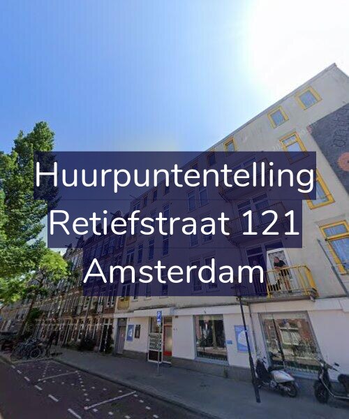 Foto gevel Huurpuntentelling voor Retiefstraat 121, Amsterdam