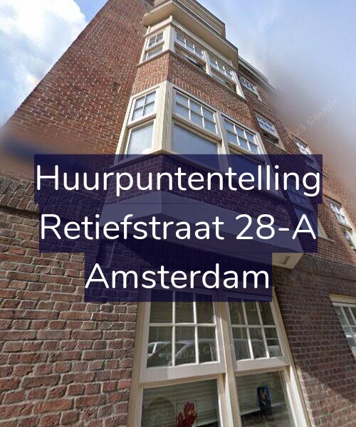 Foto gevel Huurpuntentelling voor Retiefstraat 28-A, Amsterdam