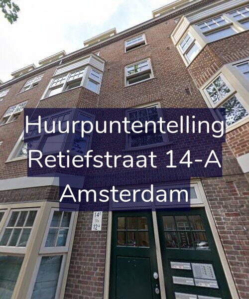 Foto gevel Huurpuntentelling voor Retiefstraat 14-A, Amsterdam