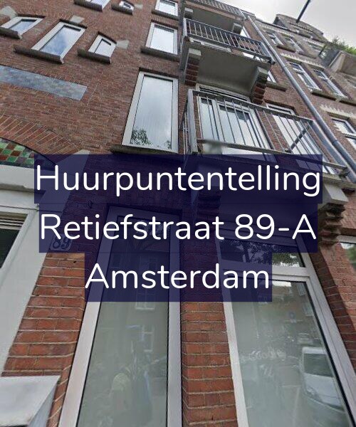 Foto gevel Huurpuntentelling voor Retiefstraat 89-A, Amsterdam