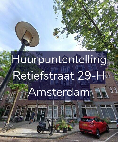 Foto gevel Huurpuntentelling voor Retiefstraat 29-H, Amsterdam