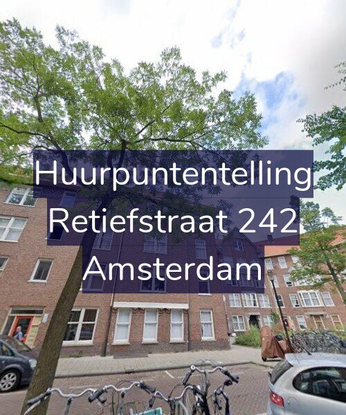 Foto gevel Huurpuntentelling voor Retiefstraat 242, Amsterdam