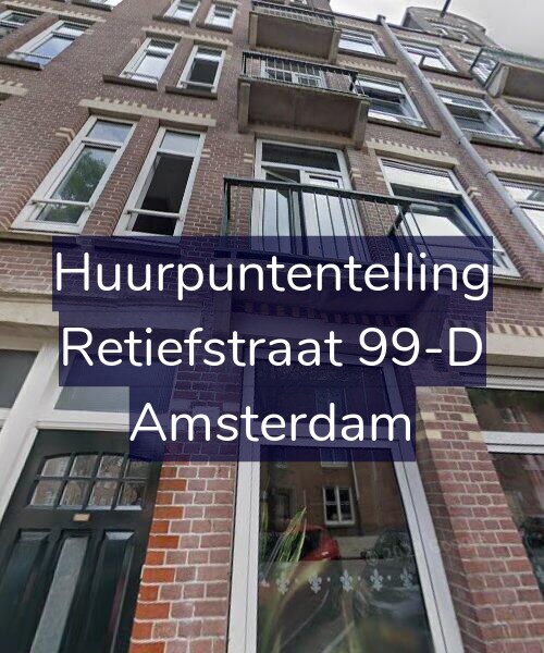 Foto gevel Huurpuntentelling voor Retiefstraat 99-D, Amsterdam