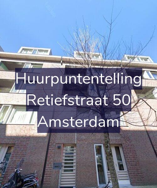Foto gevel Huurpuntentelling voor Retiefstraat 50, Amsterdam