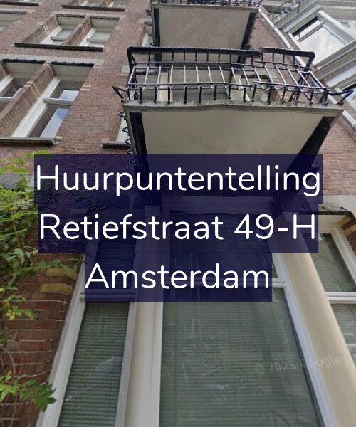 Foto gevel Huurpuntentelling voor Retiefstraat 49-H, Amsterdam