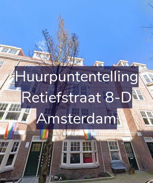 Foto gevel Huurpuntentelling voor Retiefstraat 8-D, Amsterdam