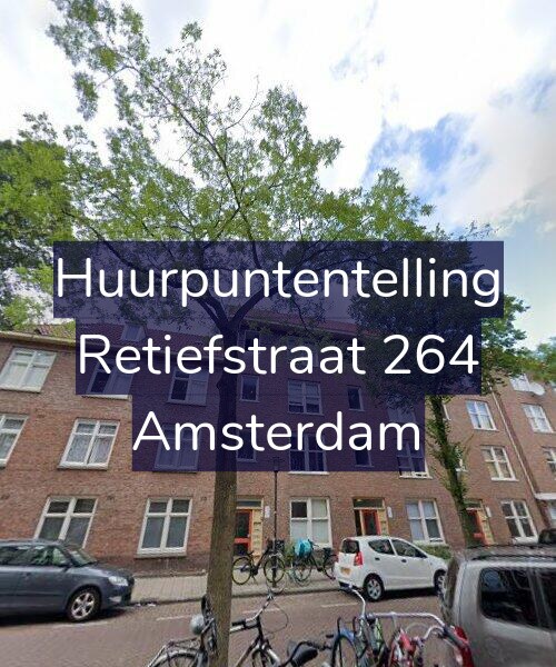Foto gevel Huurpuntentelling voor Retiefstraat 264, Amsterdam