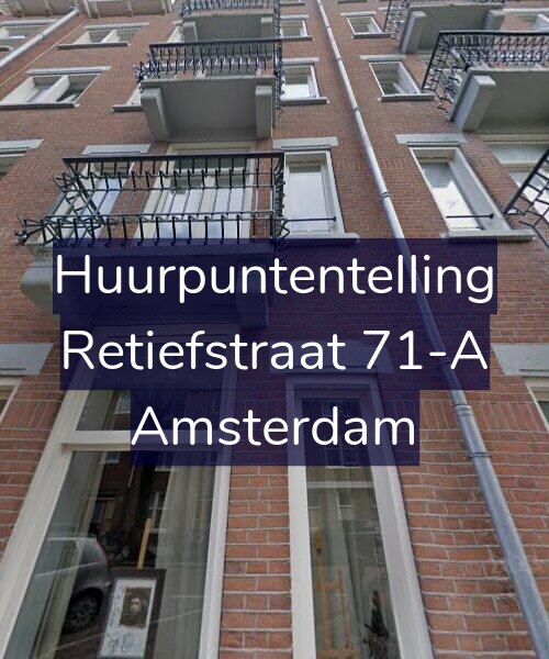 Foto gevel Huurpuntentelling voor Retiefstraat 71-A, Amsterdam