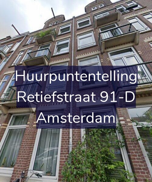Foto gevel Huurpuntentelling voor Retiefstraat 91-D, Amsterdam