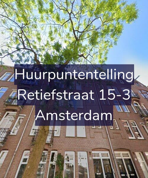 Foto gevel Huurpuntentelling voor Retiefstraat 15-3, Amsterdam