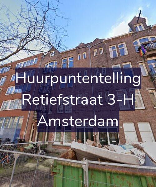 Foto gevel Huurpuntentelling voor Retiefstraat 3-H, Amsterdam