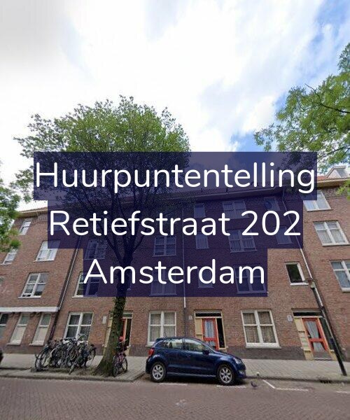Foto gevel Huurpuntentelling voor Retiefstraat 202, Amsterdam
