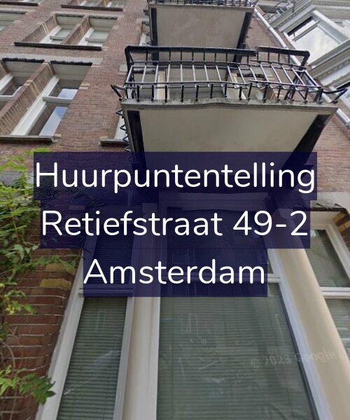 Foto gevel Huurpuntentelling voor Retiefstraat 49-2, Amsterdam