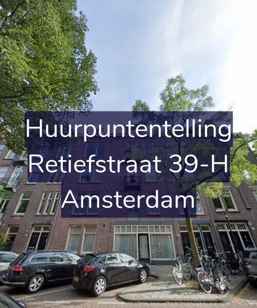 Foto gevel Huurpuntentelling voor Retiefstraat 39-H, Amsterdam