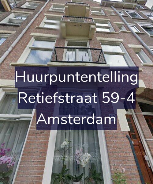 Foto gevel Huurpuntentelling voor Retiefstraat 59-4, Amsterdam