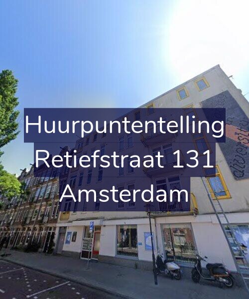 Foto gevel Huurpuntentelling voor Retiefstraat 131, Amsterdam