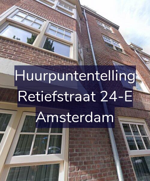 Foto gevel Huurpuntentelling voor Retiefstraat 24-E, Amsterdam