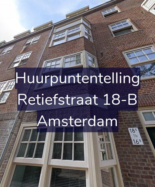 Foto gevel Huurpuntentelling voor Retiefstraat 18-B, Amsterdam