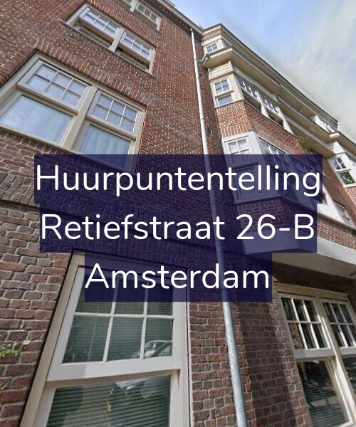 Foto gevel Huurpuntentelling voor Retiefstraat 26-B, Amsterdam