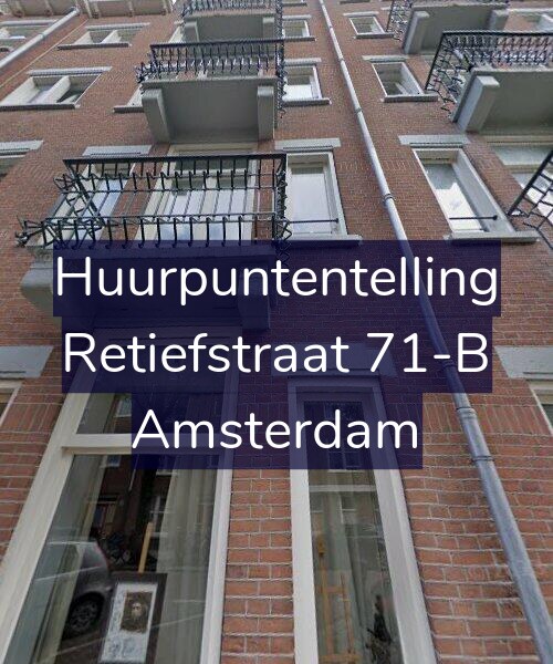 Foto gevel Huurpuntentelling voor Retiefstraat 71-B, Amsterdam