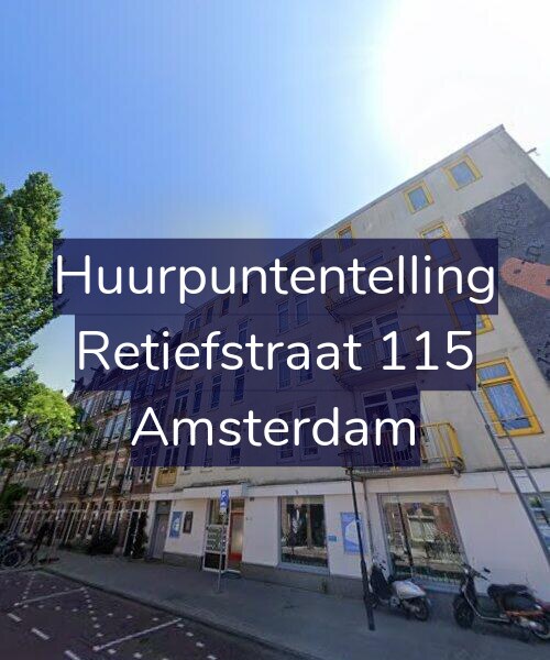 Foto gevel Huurpuntentelling voor Retiefstraat 115, Amsterdam