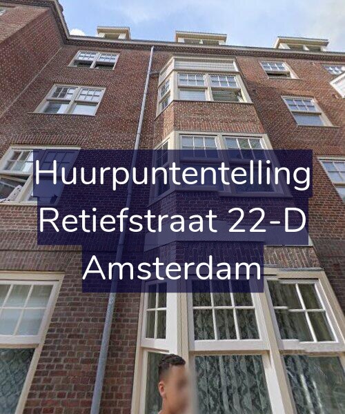 Foto gevel Huurpuntentelling voor Retiefstraat 22-D, Amsterdam