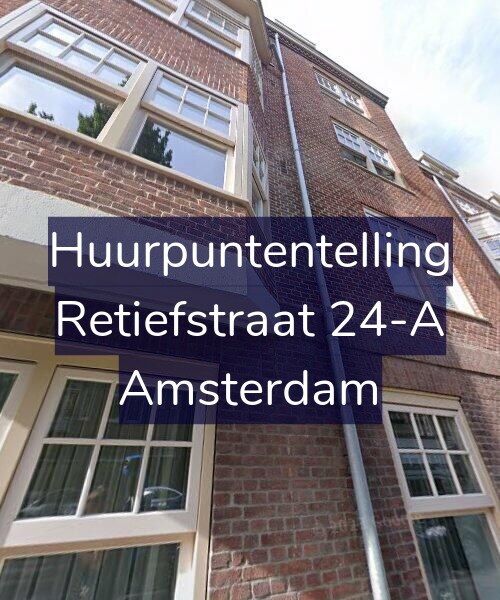 Foto gevel Huurpuntentelling voor Retiefstraat 24-A, Amsterdam