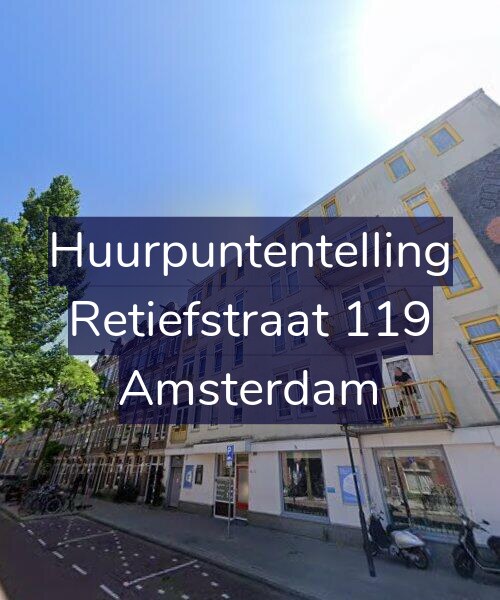 Foto gevel Huurpuntentelling voor Retiefstraat 119, Amsterdam