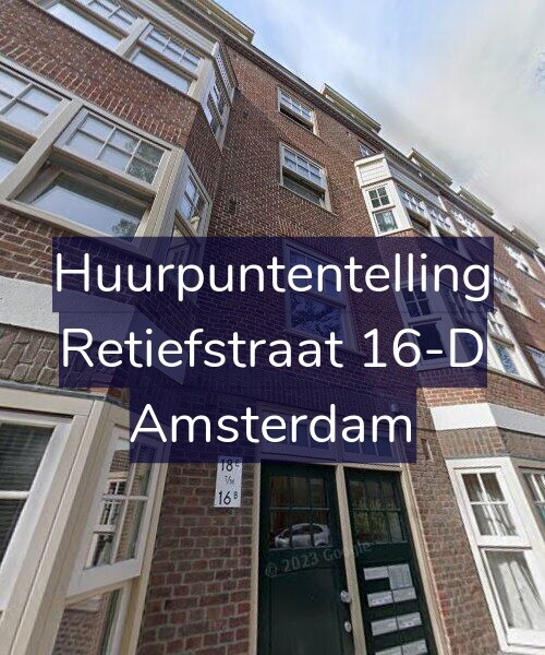 Foto gevel Huurpuntentelling voor Retiefstraat 16-D, Amsterdam