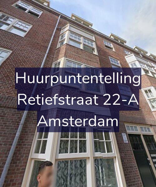 Foto gevel Huurpuntentelling voor Retiefstraat 22-A, Amsterdam