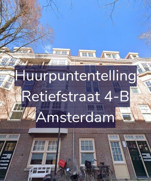 Foto gevel Huurpuntentelling voor Retiefstraat 4-B, Amsterdam