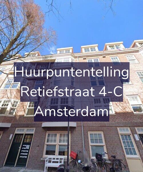 Foto gevel Huurpuntentelling voor Retiefstraat 4-C, Amsterdam