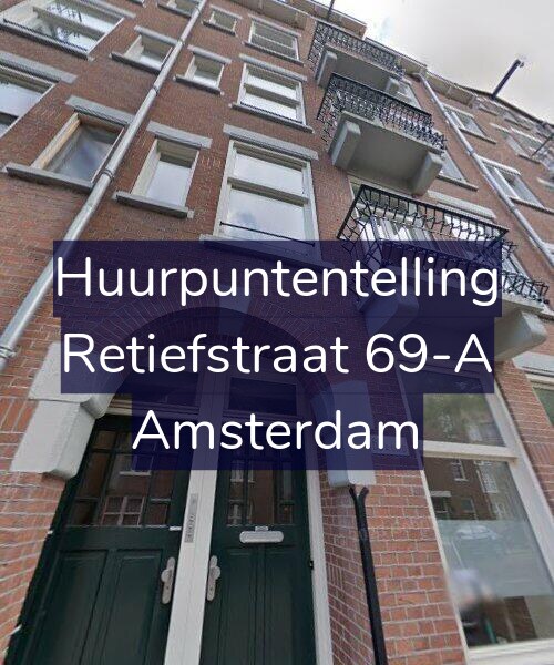 Foto gevel Huurpuntentelling voor Retiefstraat 69-A, Amsterdam