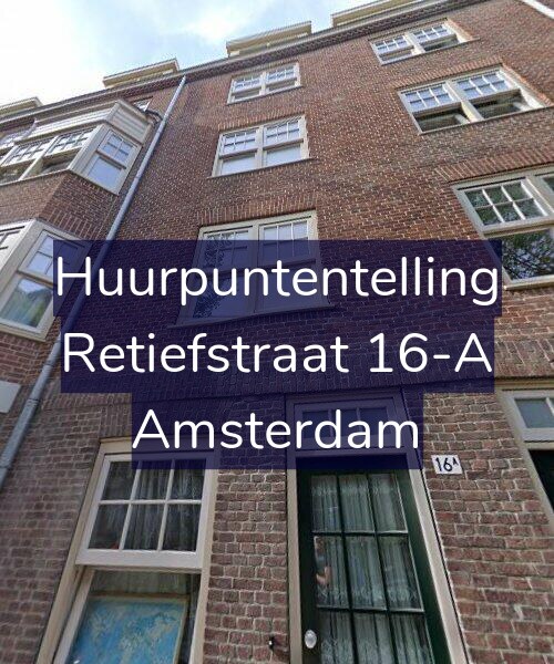 Foto gevel Huurpuntentelling voor Retiefstraat 16-A, Amsterdam