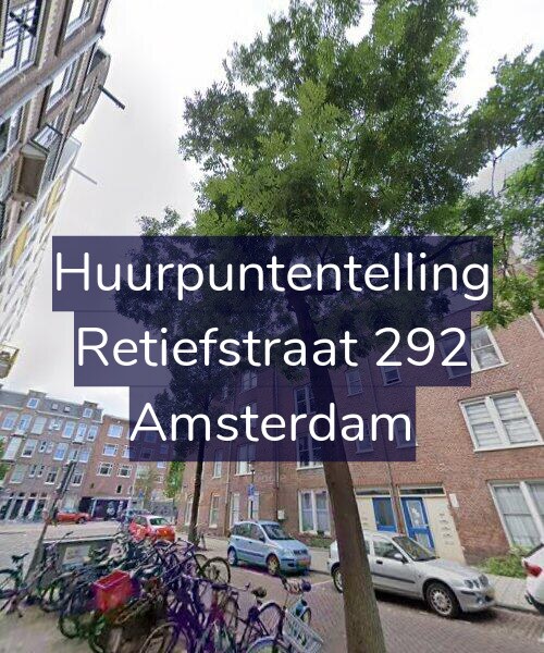 Foto gevel Huurpuntentelling voor Retiefstraat 292, Amsterdam