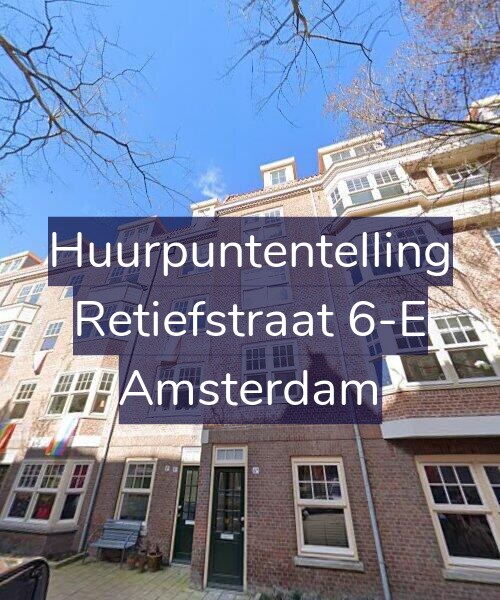 Foto gevel Huurpuntentelling voor Retiefstraat 6-E, Amsterdam