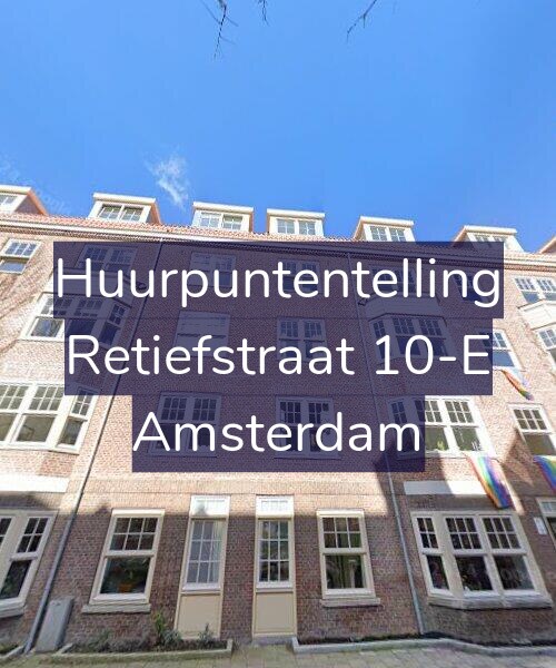 Foto gevel Huurpuntentelling voor Retiefstraat 10-E, Amsterdam