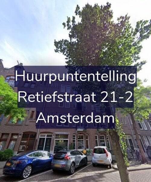 Foto gevel Huurpuntentelling voor Retiefstraat 21-2, Amsterdam
