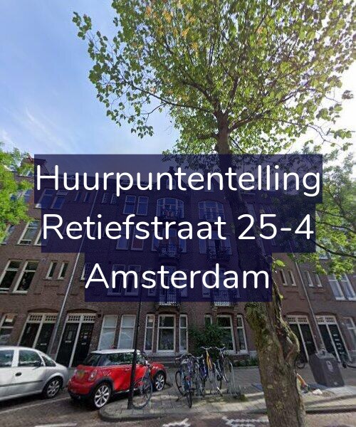 Foto gevel Huurpuntentelling voor Retiefstraat 25-4, Amsterdam