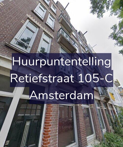 Foto gevel Huurpuntentelling voor Retiefstraat 105-C, Amsterdam