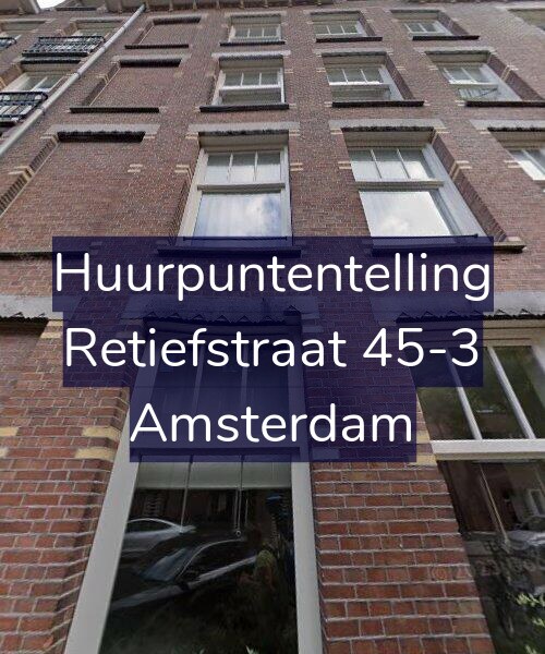 Foto gevel Huurpuntentelling voor Retiefstraat 45-3, Amsterdam